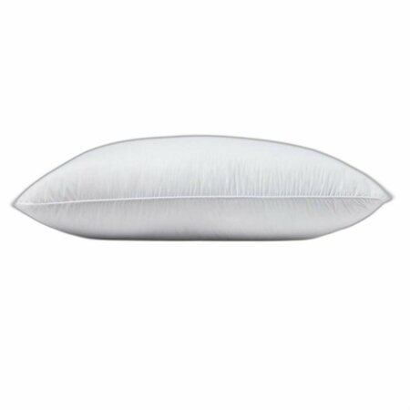 HOMEROOTS 36 x 20 x 4.5 in. Lux Sateen Down Alternative King Size Firm Pillow, White 387817